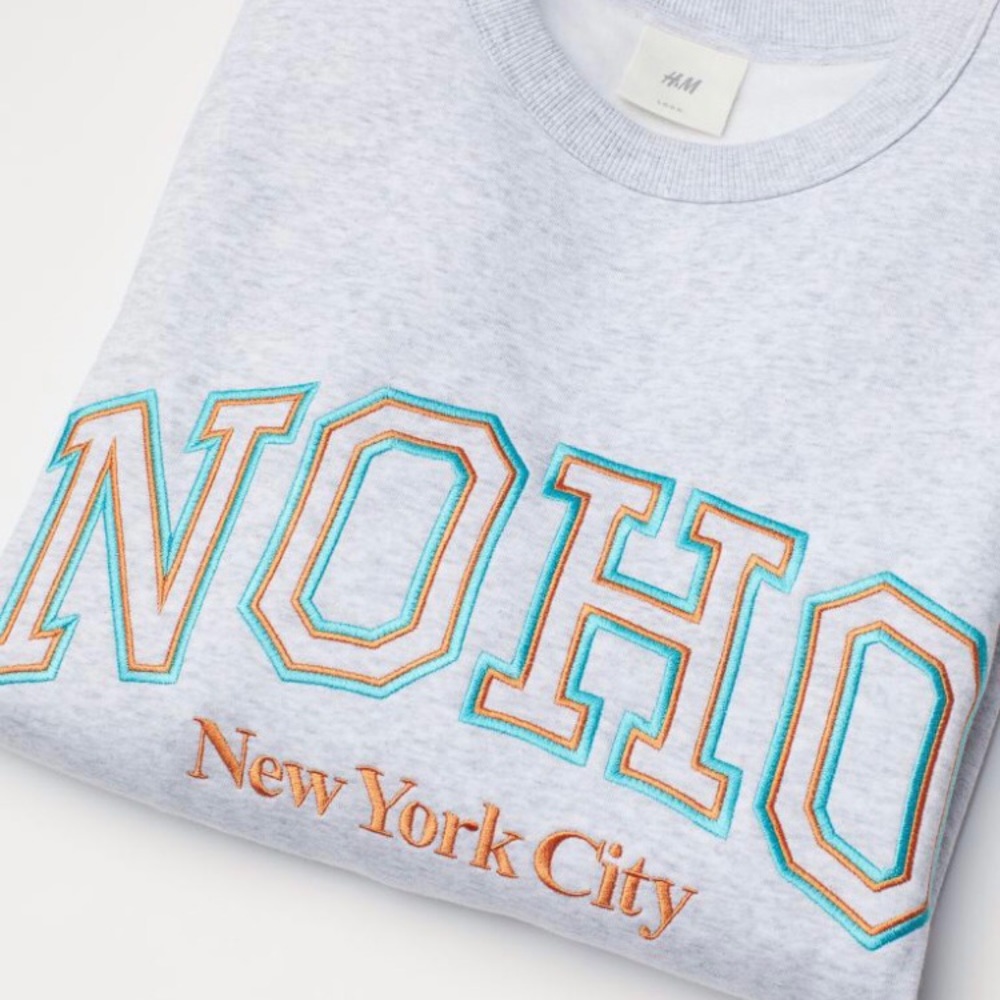 H&M Men’s Light Grey Sweatshirt